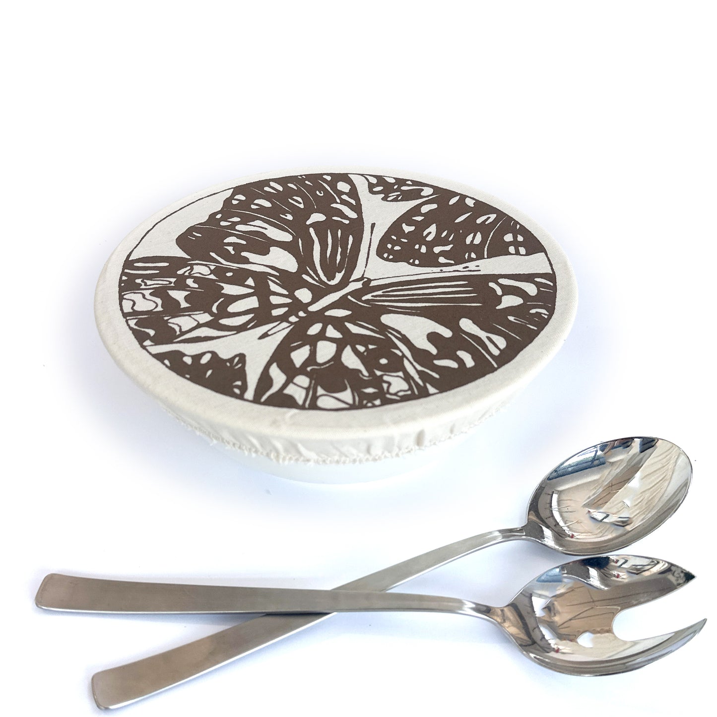 Halo Dish and Bowl Cover Medium | Butterflies & Dragonflies Print