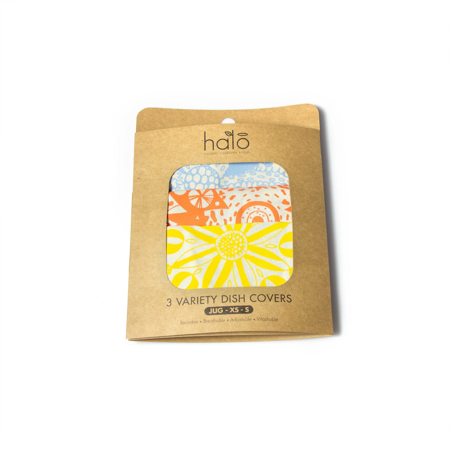 Halo Dish and Bowl Cover Small Set of 3 | Aloe Print
