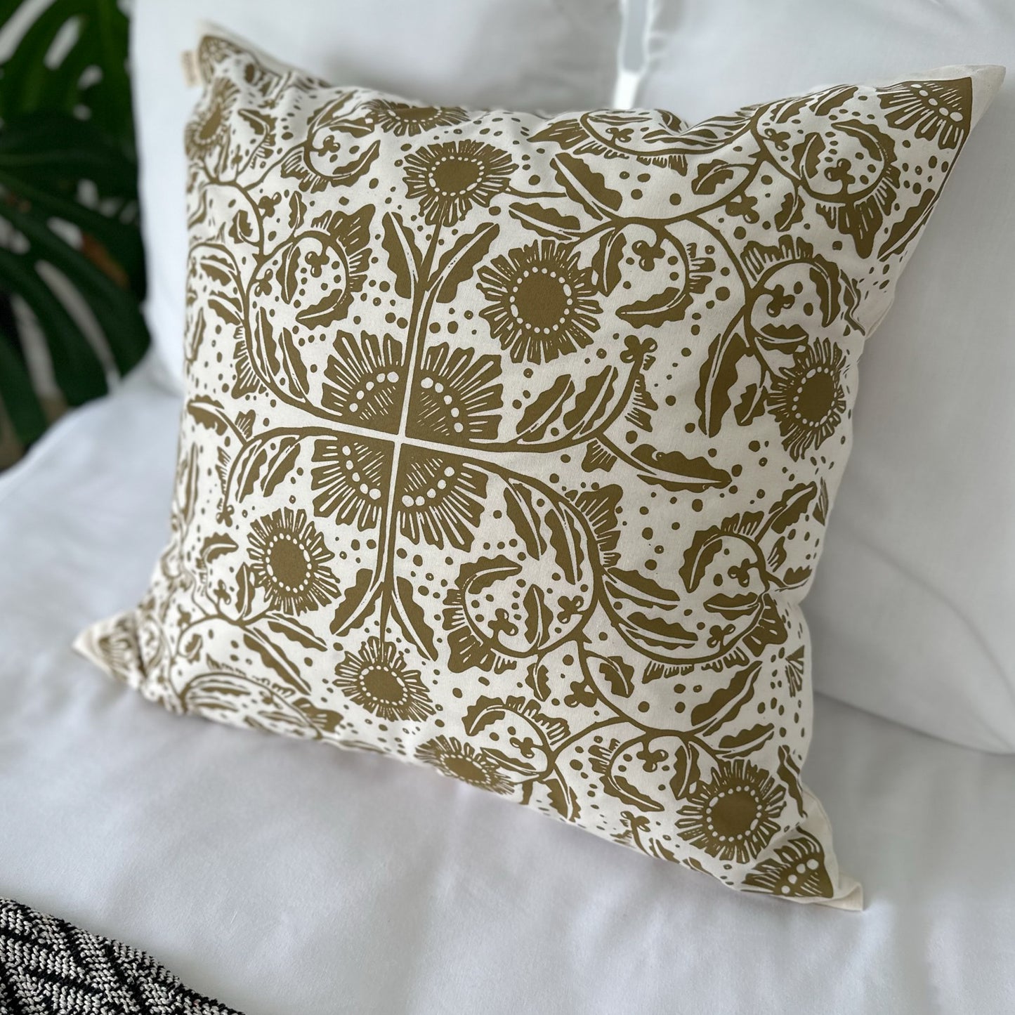 Continental Cushion Cover Madiba Print 60cm (24") square with zip