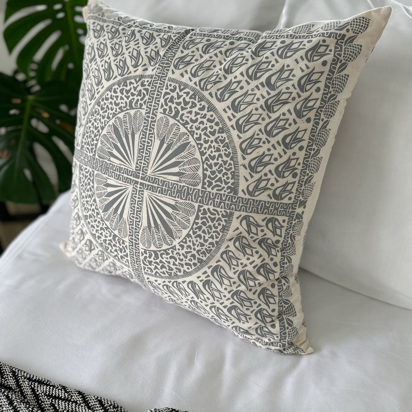 Continental Cushion Cover Safari Print 60cm (24") square with zip