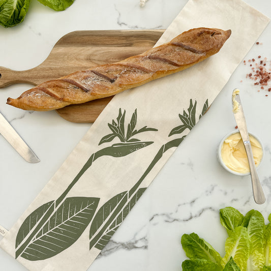 Baguette Bag Large | Strelitzia Print