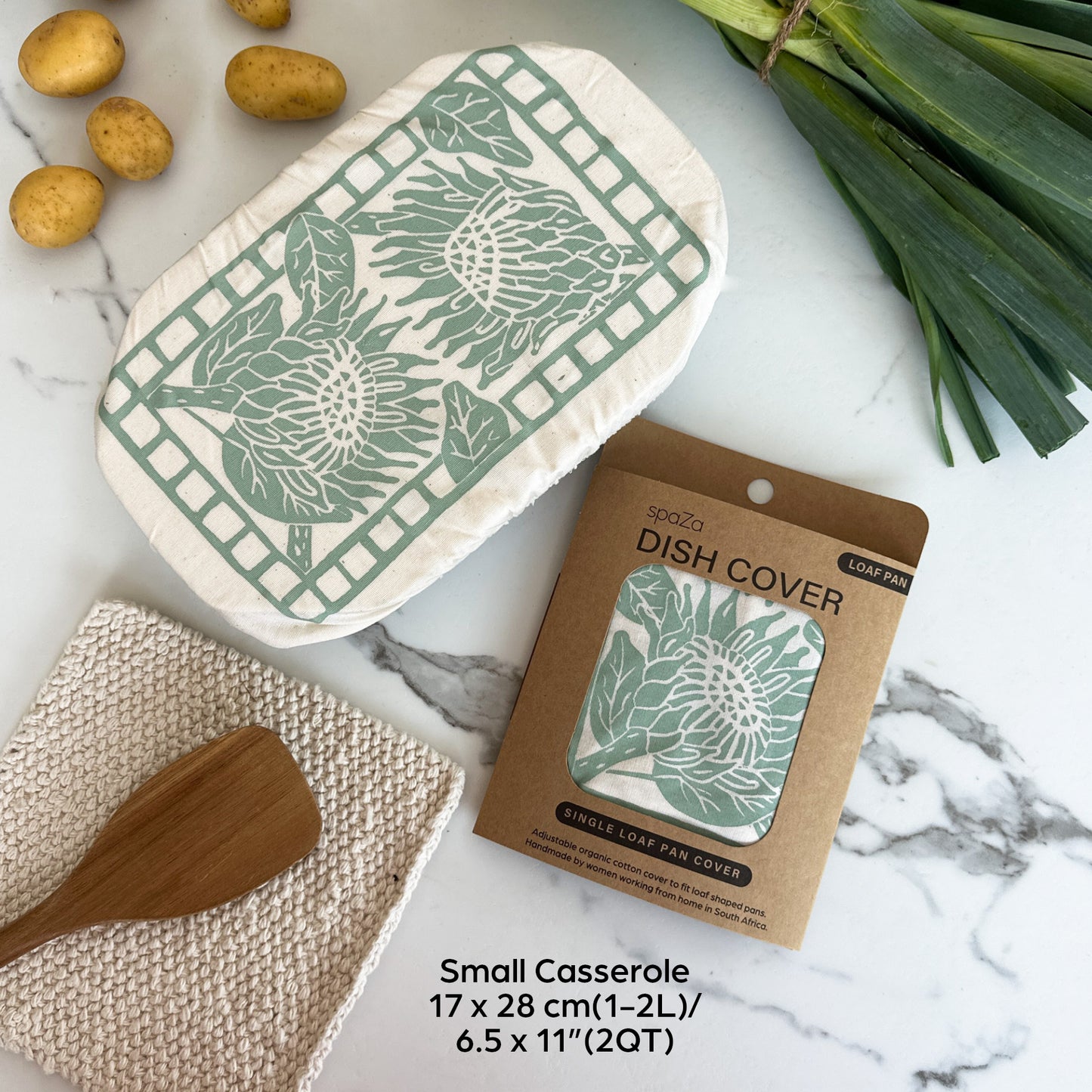Dish Cover Mini Casserole and Loaf Pan | Protea Print