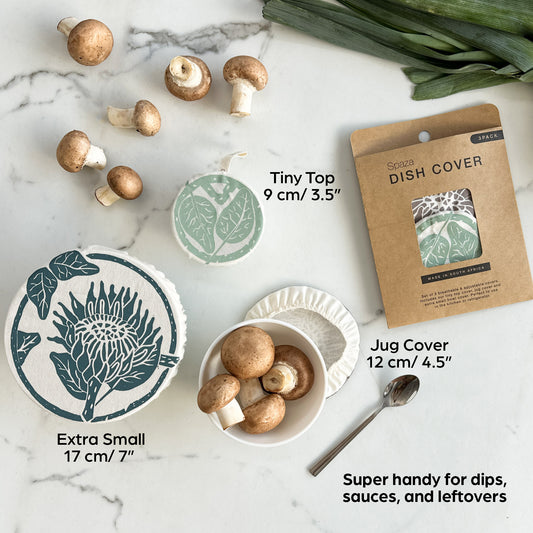 Bowl Cover Set of 3 Minis | Protea Print