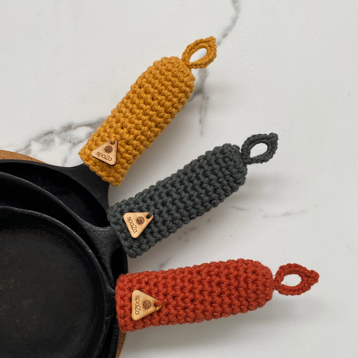 Skillet Handle Covers 3-Pack heat resistance for skillets and kettles