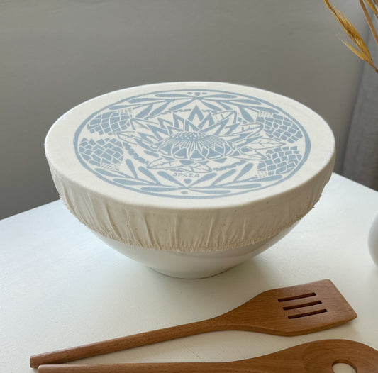 Dish and Bowl Cover Large | Protea Print