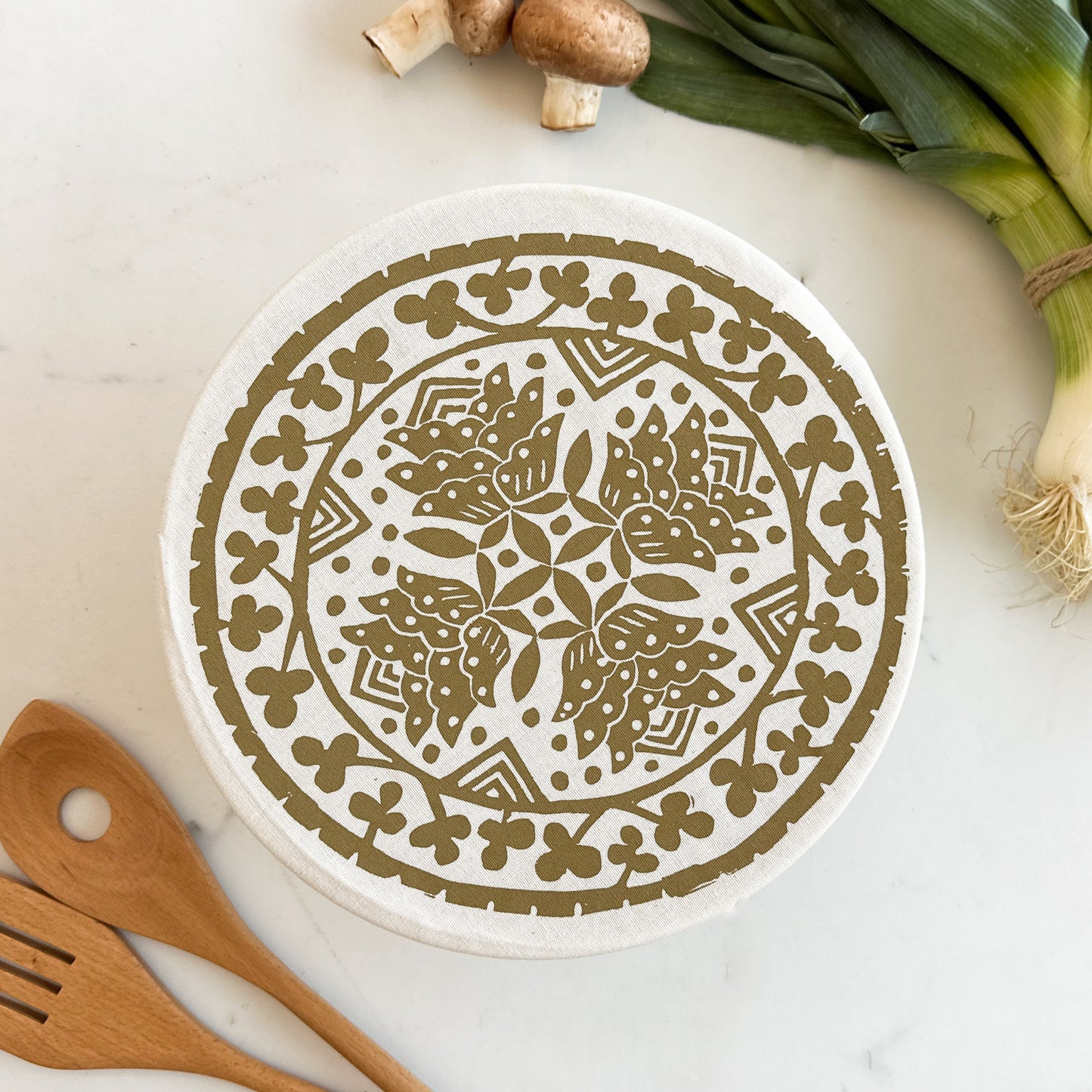 Dish and Bowl Cover Medium Madiba Print | handy everyday cover
