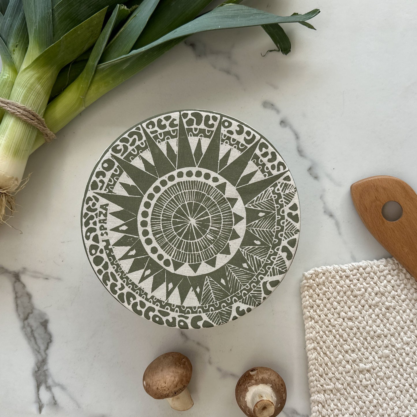 Dish and Bowl Cover Small Safari Print | handy single portion or leftover