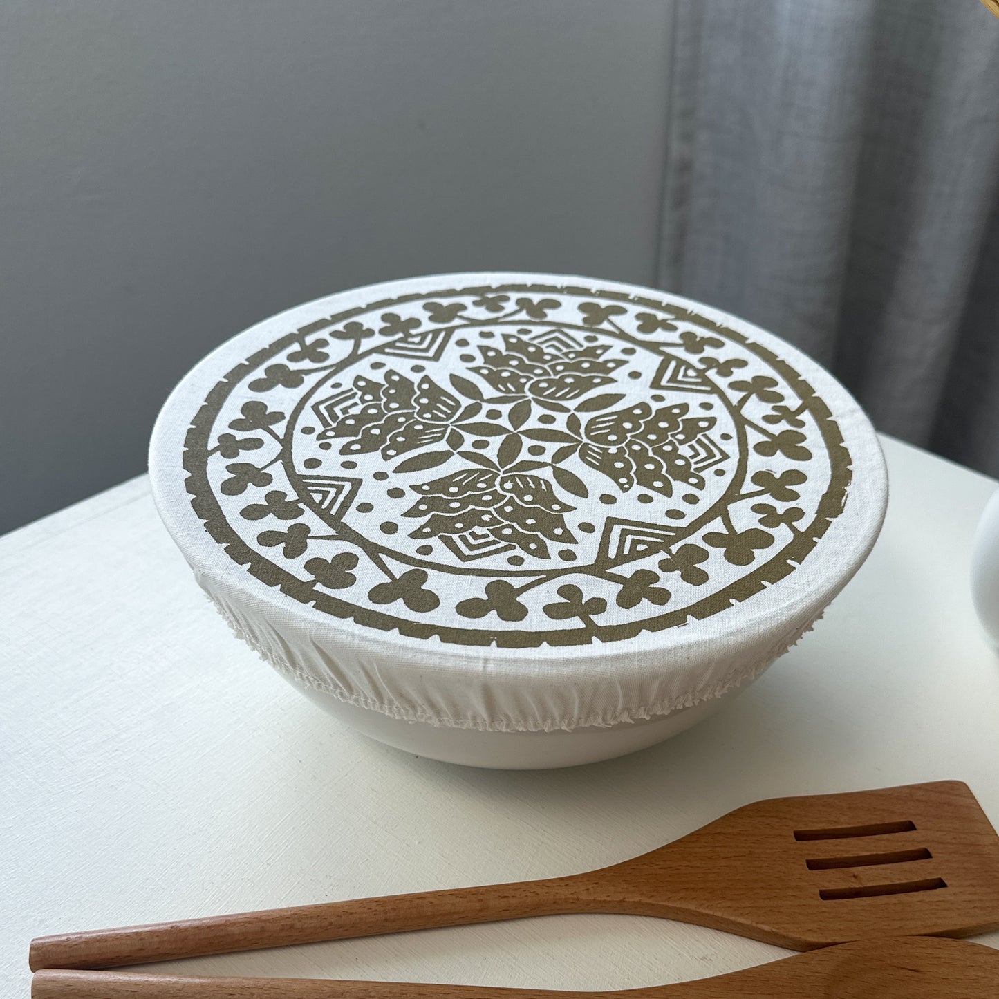 Dish and Bowl Cover Medium Madiba Print | handy everyday cover