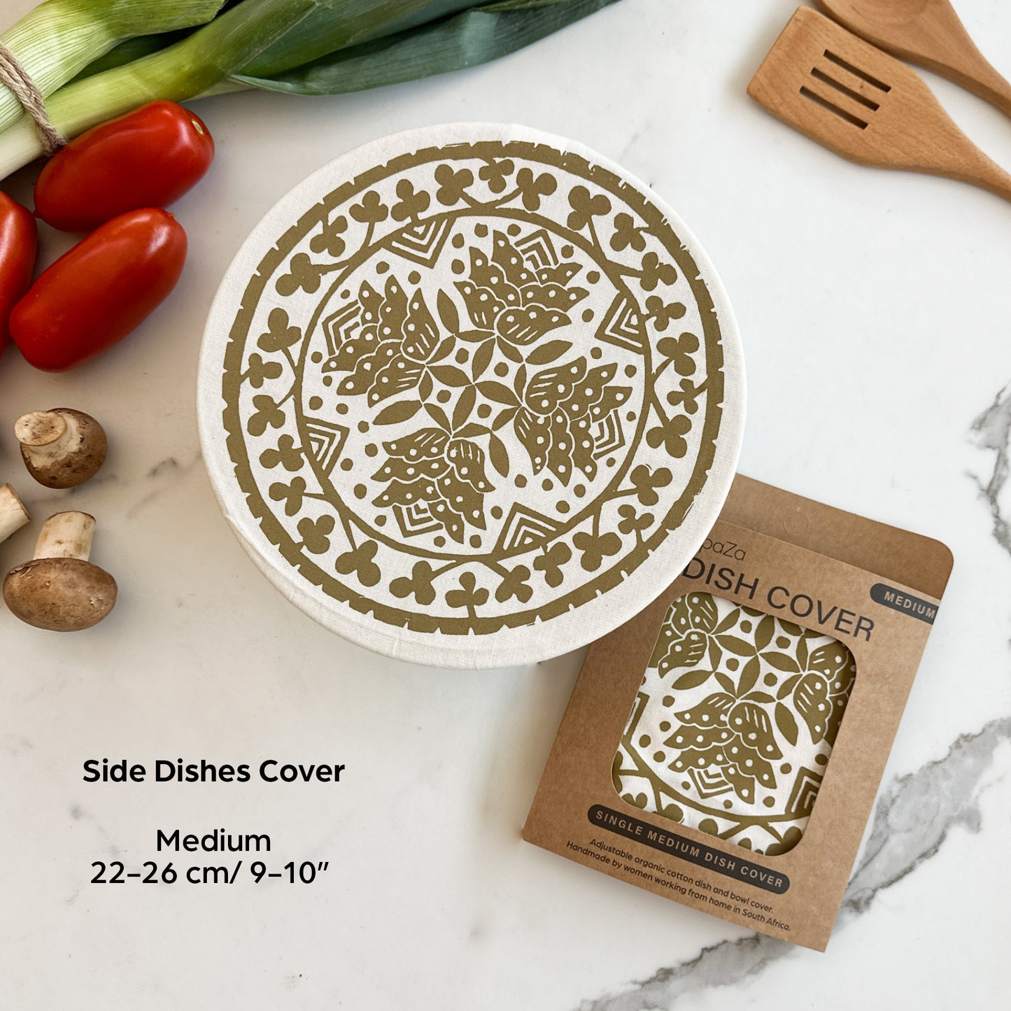 Dish and Bowl Cover Medium Madiba Print | handy everyday cover