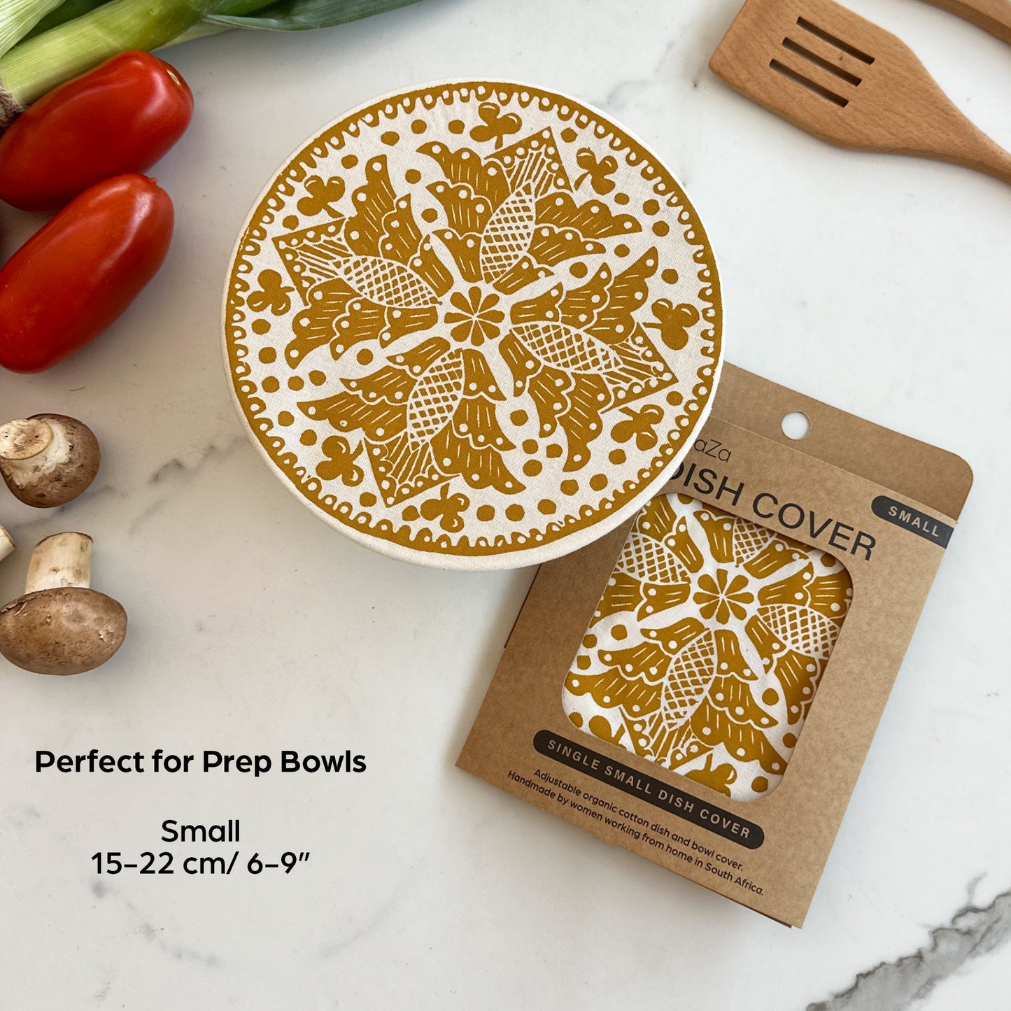 Dish and Bowl Cover Small Madiba Print | handy single portion or leftover