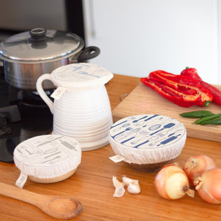 Halo Dish and Bowl Cover Small Set of 3 Utensils | Chelsea Gordon