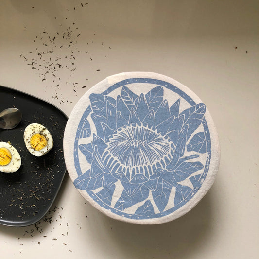 Dish and Bowl Cover Small | Protea Print