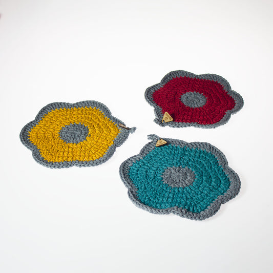 Flower Power Pot Holder Oven Mitt