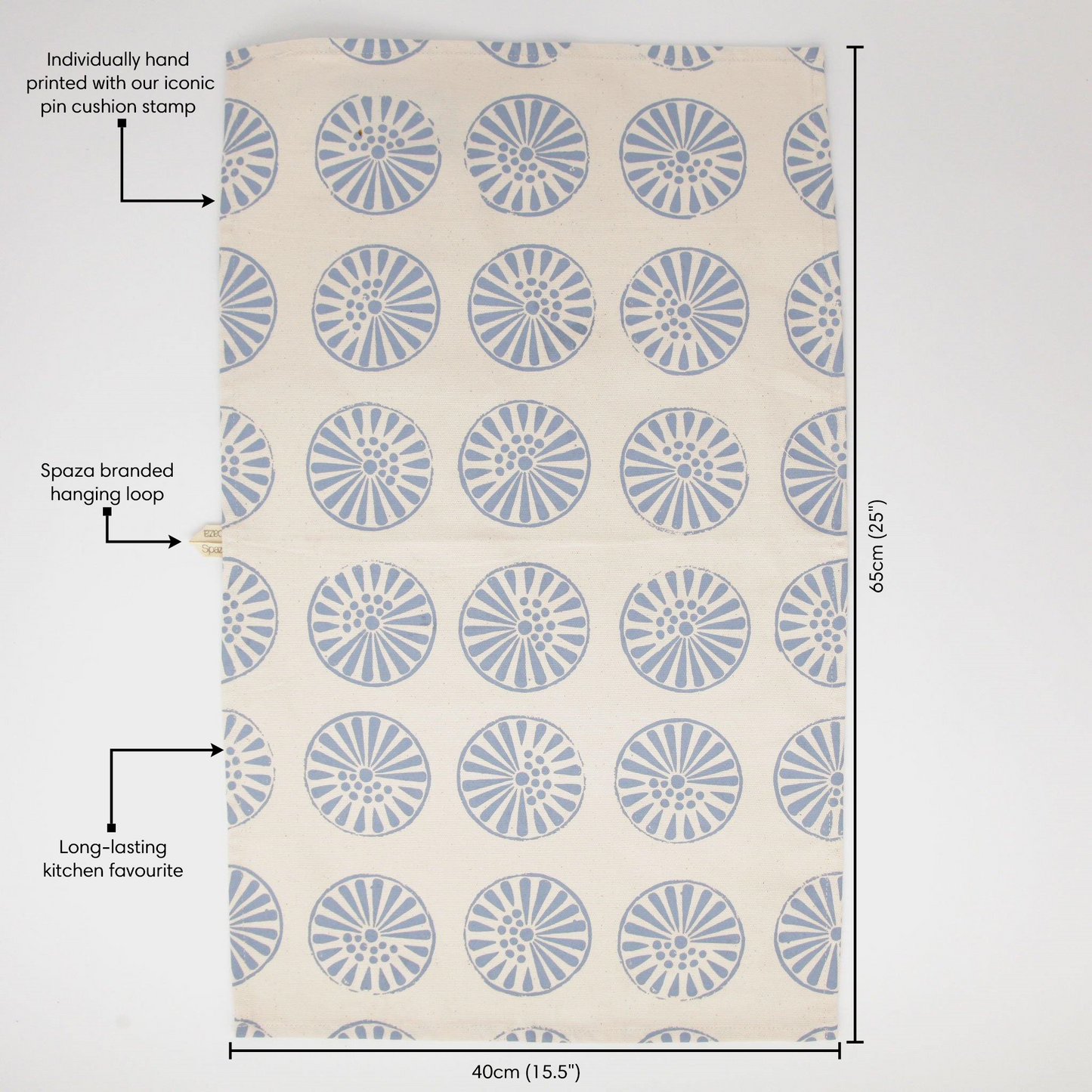 Tea Towel Pincushion Print | thick and absorbent towel