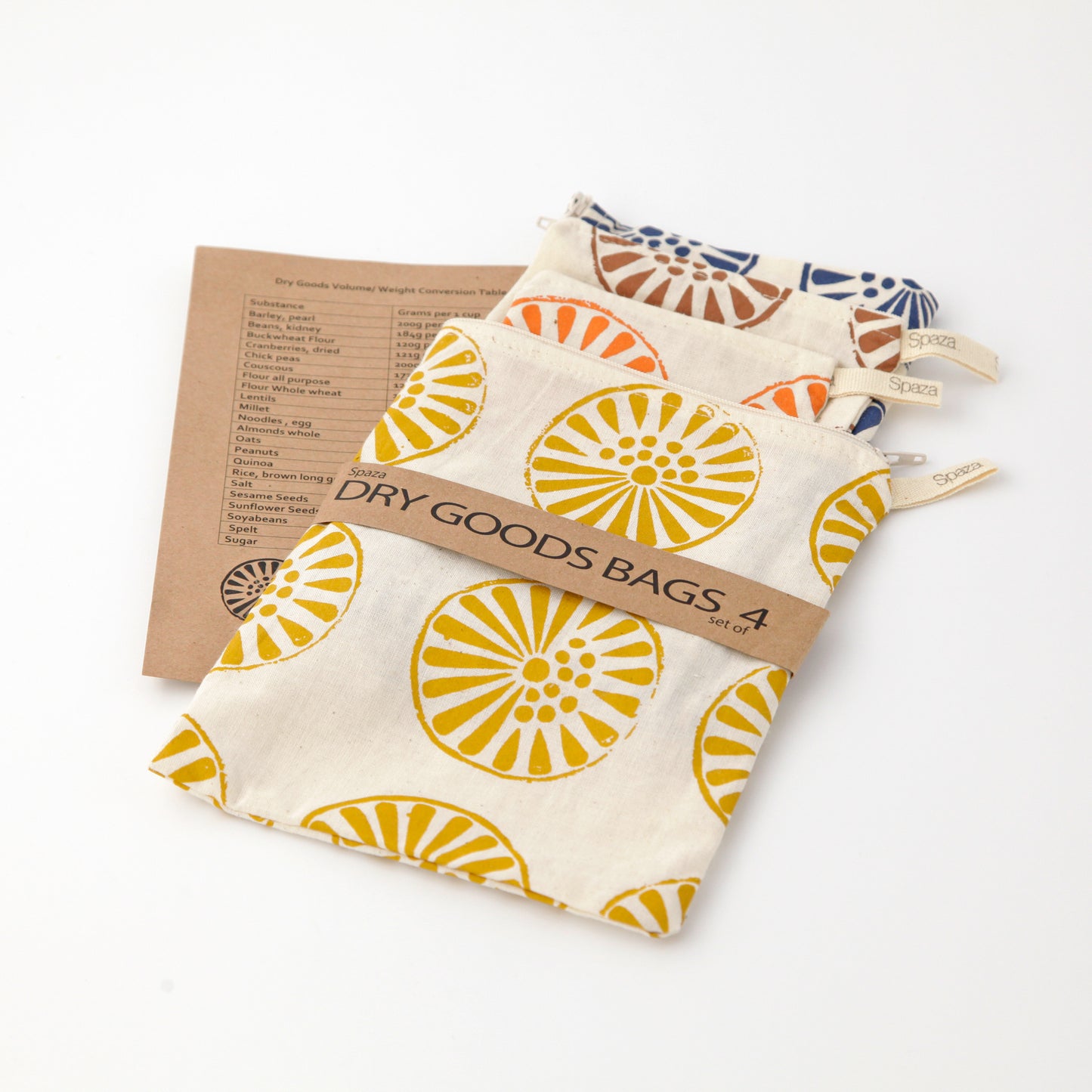 Dry Goods Bag: Set of 4 / Pincushion | refill shopping essential