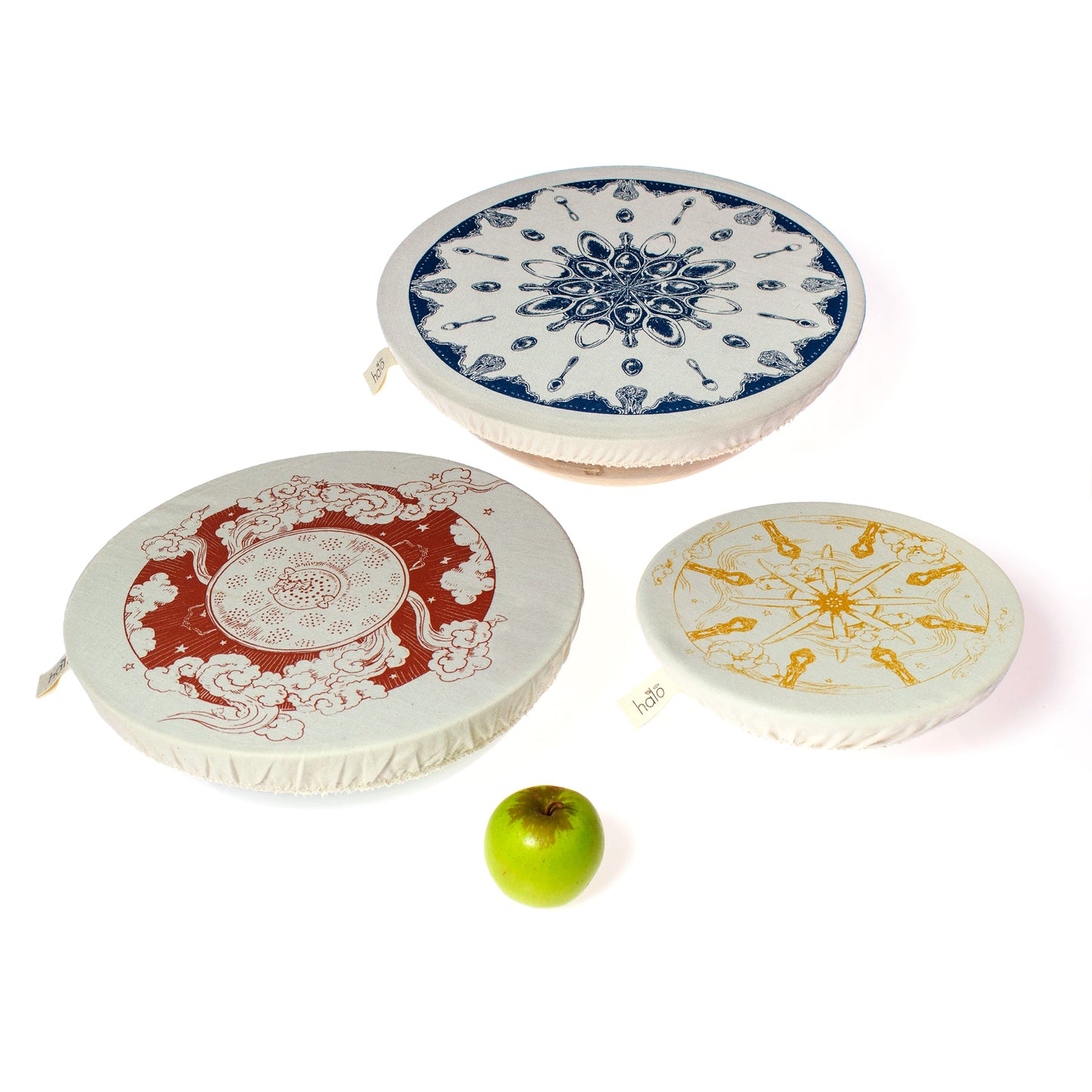 Halo Dish Covers Large Set of 3