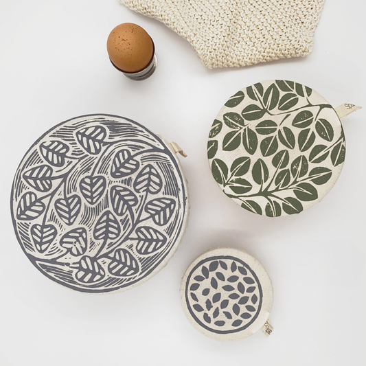 Set of 3 Mini Dish Covers | alternative to plastic wrap