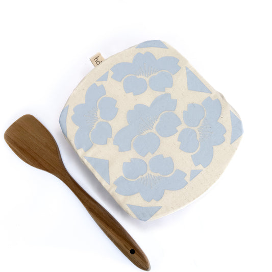 Halo Dish and Casserole Cover Square | Edible Flowers Print