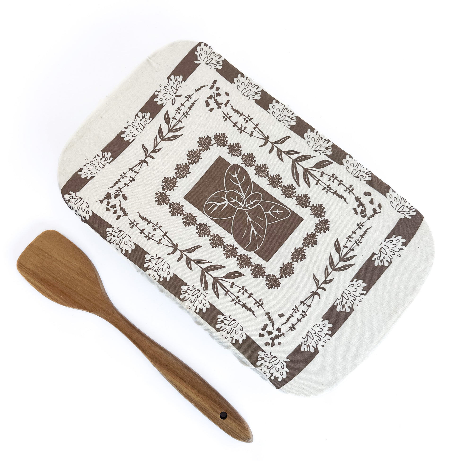 Halo Dish and Casserole Cover Rectangle | Herbs Print