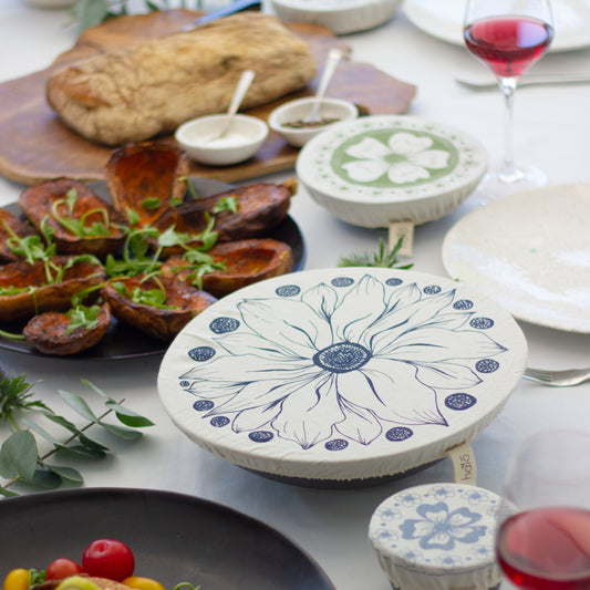 Halo Dish and Bowl Cover Large Aloe