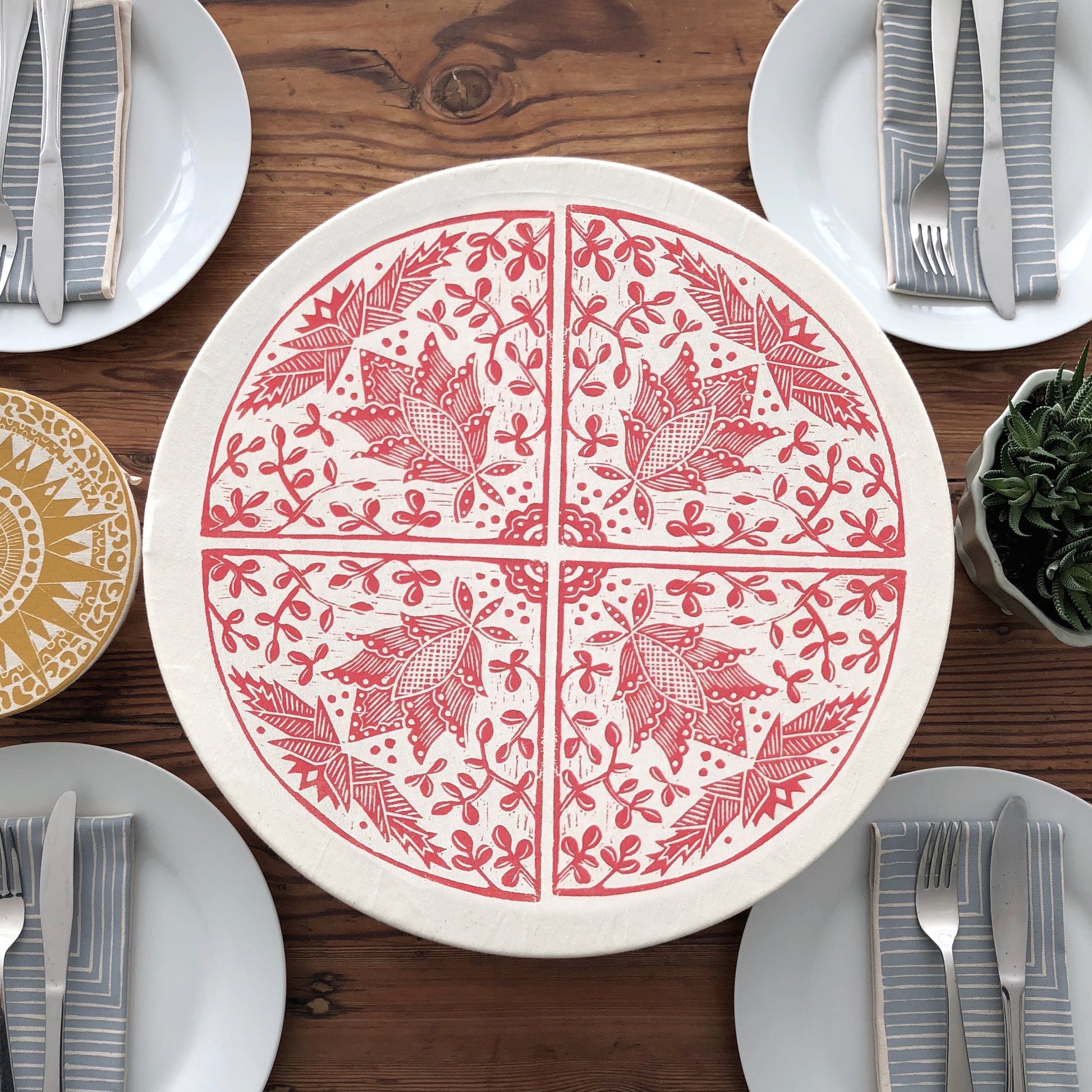 Dish and Bowl Cover XXL Madiba Print | for the entertainers