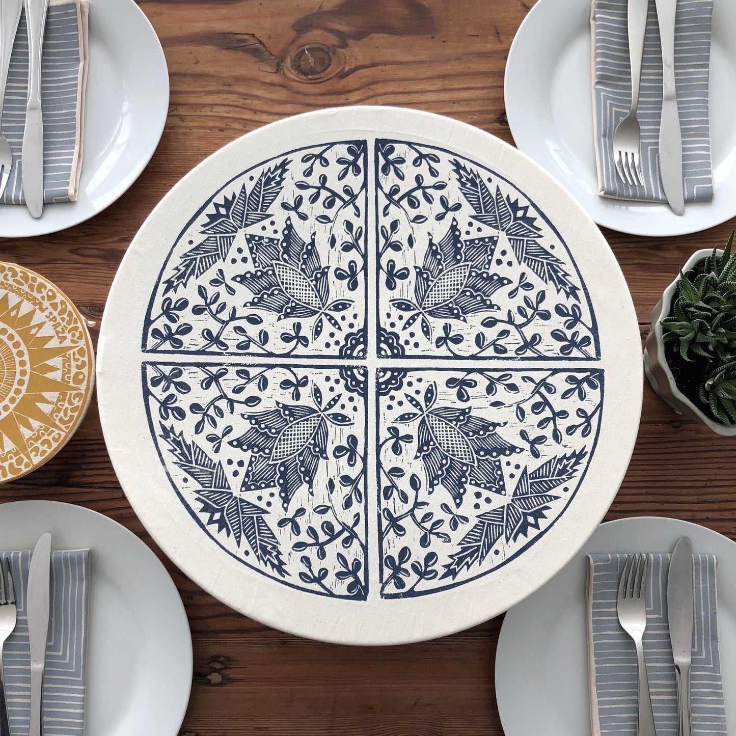 Dish and Bowl Cover XXL Madiba Print | for the entertainers