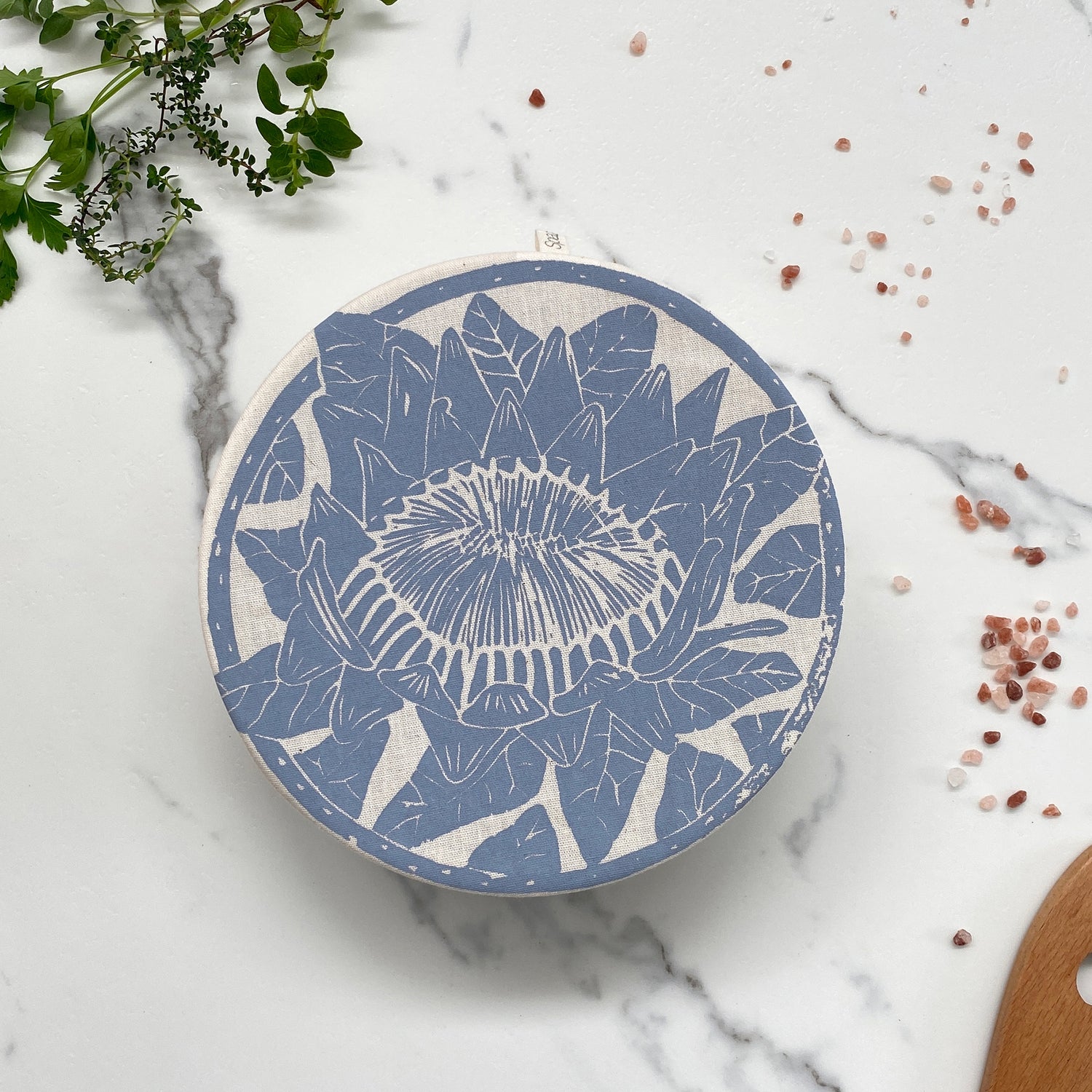 Dish and Bowl Cover Small | Protea Print