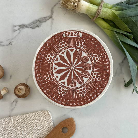 Dish and Bowl Cover Medium Safari Print | handy everyday cover