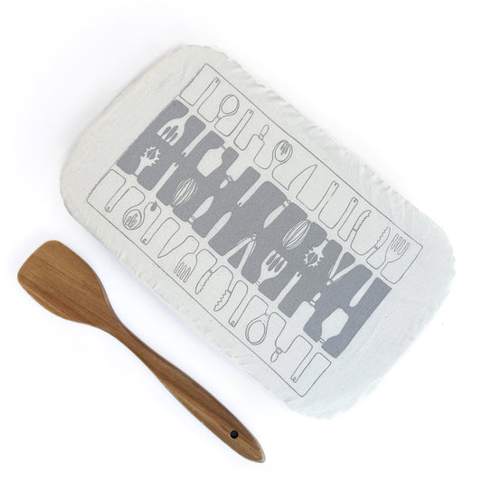 Halo Dish and Casserole Cover Rectangle | Utensils Print