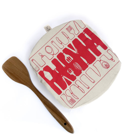 Halo Dish and Casserole Cover Square | Utensils Print