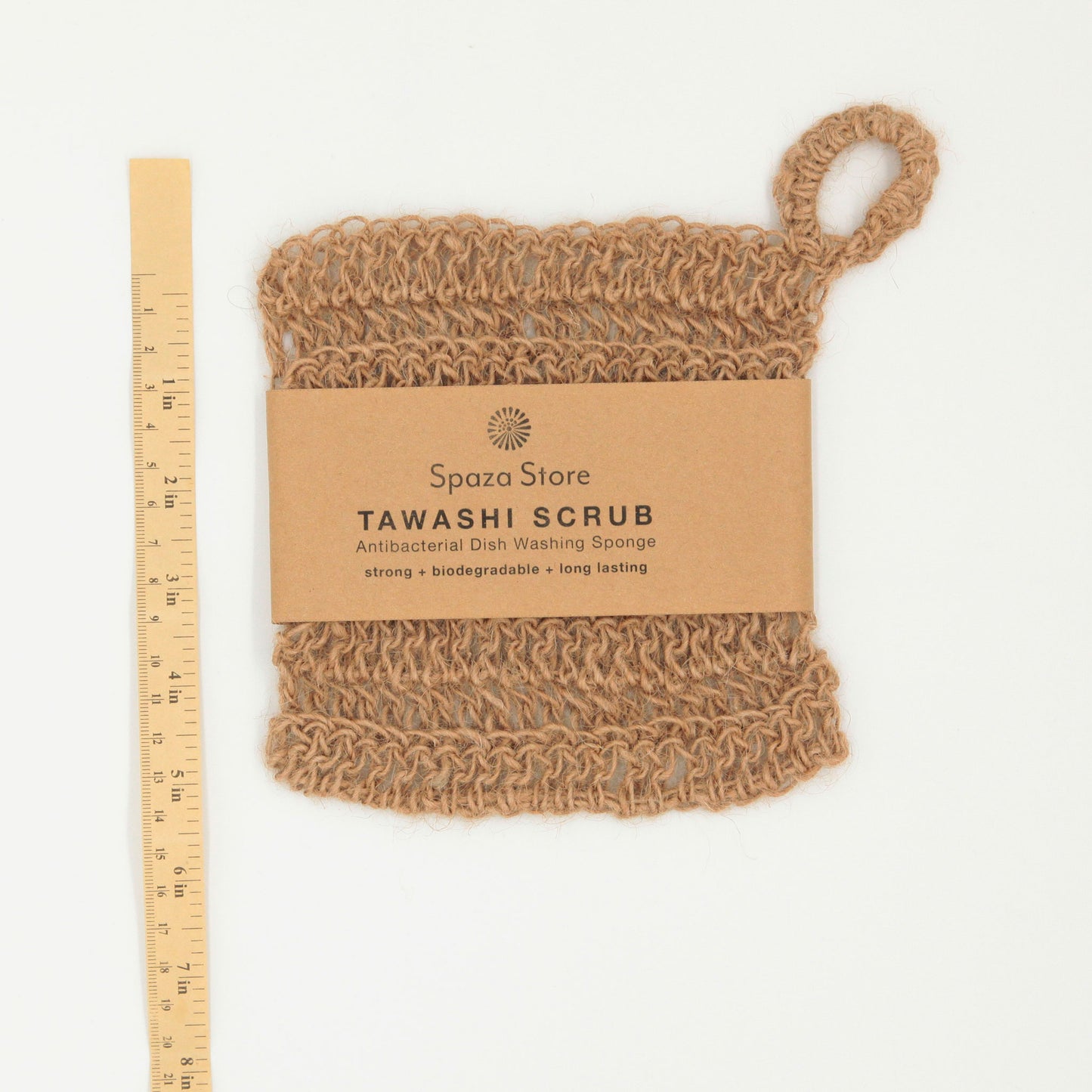 Tawashi Scrub | eco friendly alternative to a green synthetic sponge