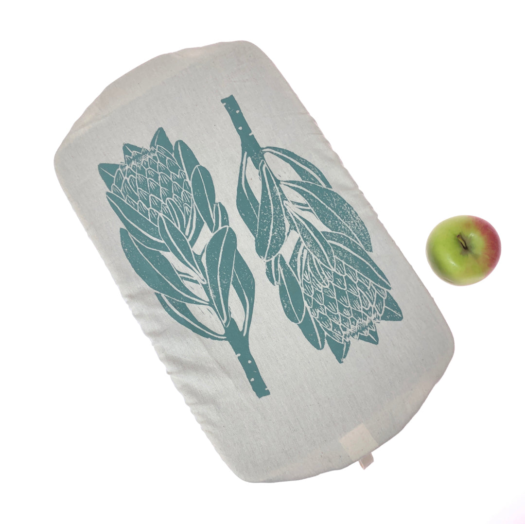 Dish and Casserole Cover Rectangle Protea Print | breathable cover for a casserole