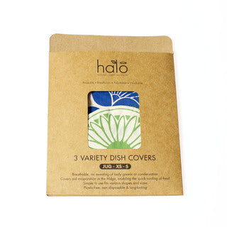 Halo Dish and Bowl Cover Small Set of 3 Edible Flowers | Johanna Linde